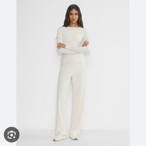 Aritzia Tomorrow Pant Heather Oatmeal
